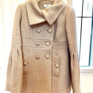 Ann Taylor Loft Petites Stunning Gold Twead Coat